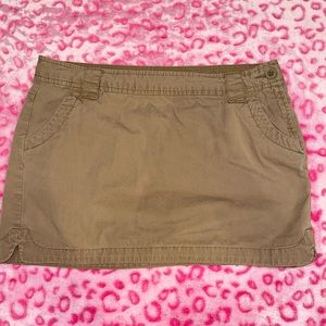 Old navy Khaki mini skirt
